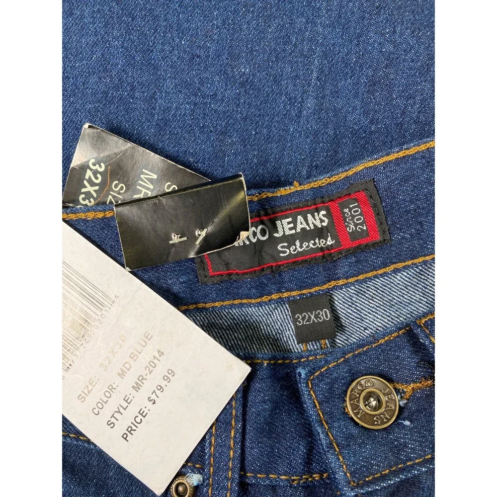 Marco Jeans Men’s Dark Wash Denim Jeans - 32x30 - Picture 3 of 4